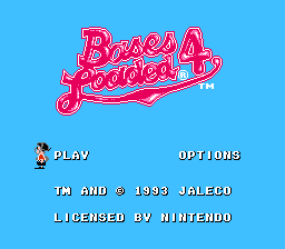 Bases Loaded 4 title screenshot